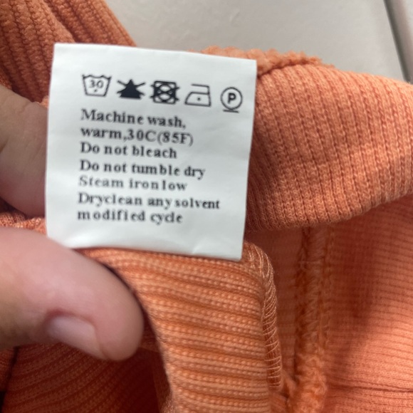 New Orange Corded Spooky Season Pullovers Sweatshirt Size XL - Picture 7 of 8